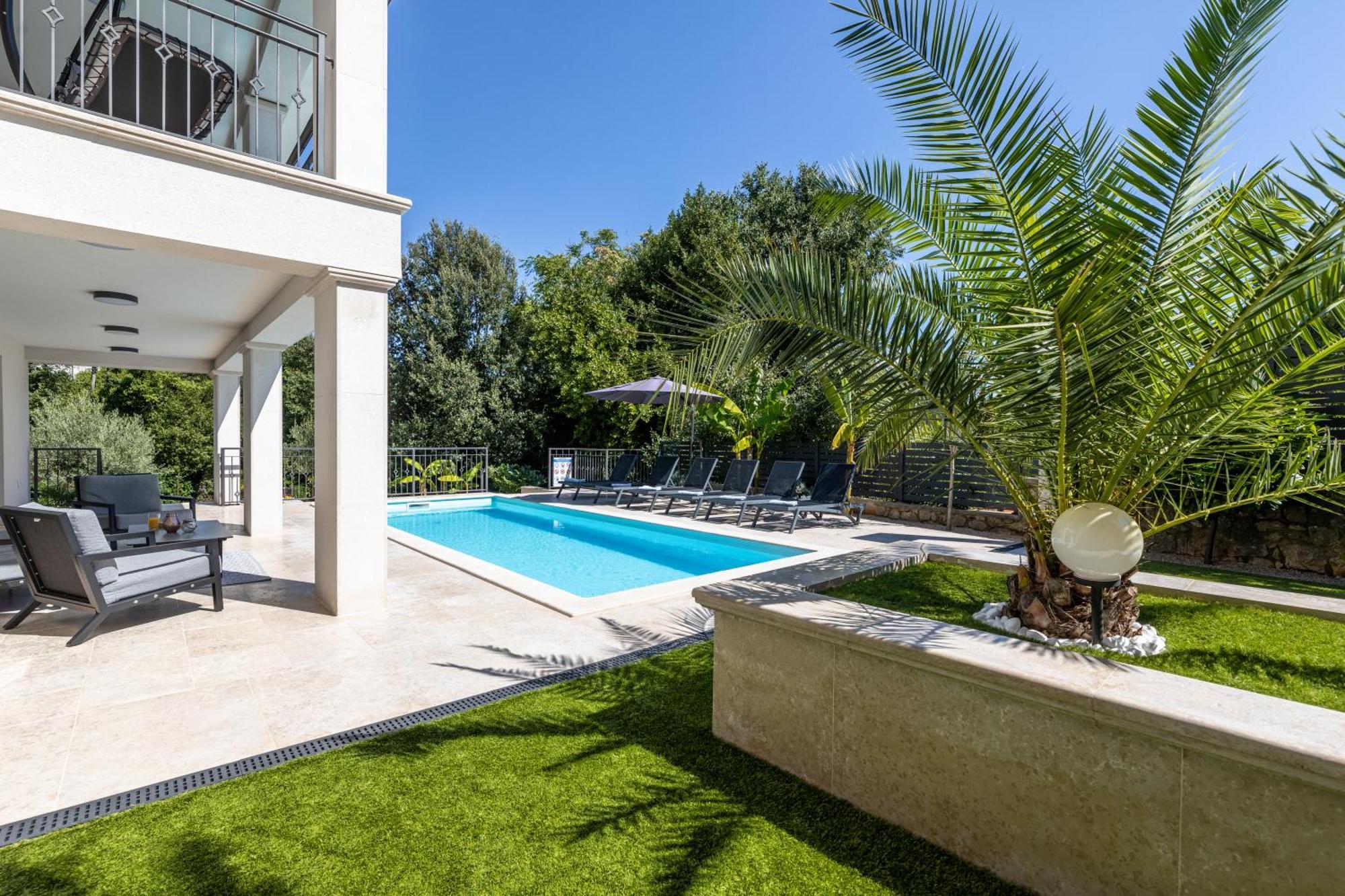 Villa Pafran With Heated Pool Krk Krk Town Exterior foto